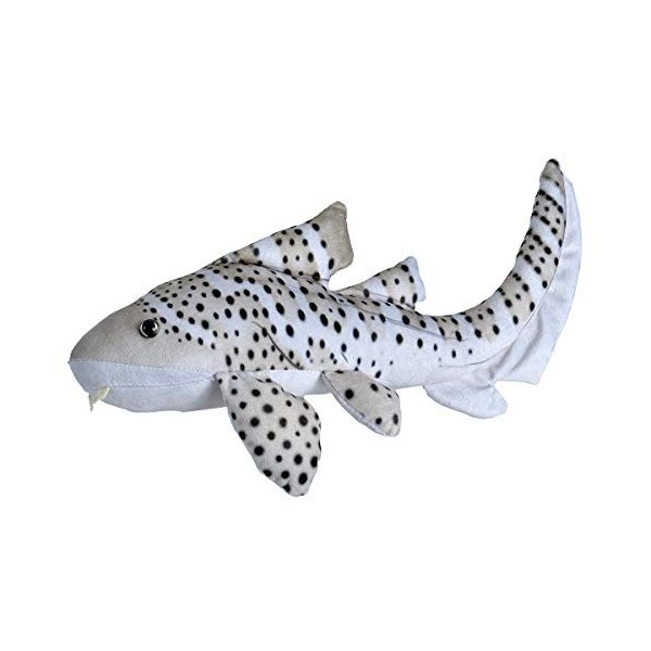 Wild Republic Peluche Living Ocean Requin-Zèbre, Doudou, 40 cm