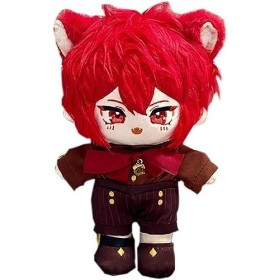 Peluche Jouet Enfant Anime Plush Figure Scaramouche Dress Up Doll avec des vêtements de chat Peluche Doll Toy Plushie Change 