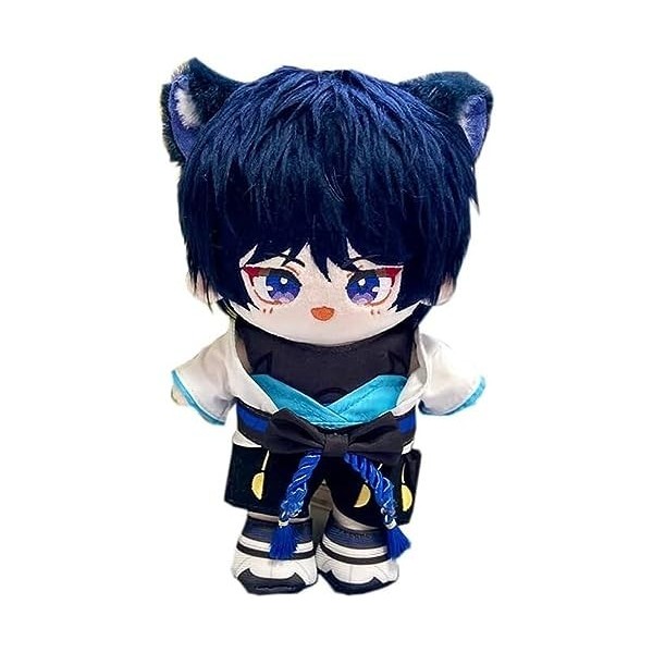 Peluche Jouet Enfant Anime Plush Figure Scaramouche Dress Up Doll avec des vêtements de chat Peluche Doll Toy Plushie Change 