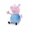 Peluche géante pour Peppa Pig : George 73 cm - Set Grande Peluche Licence XXL + 1 Carte - Peppa Le Cochon - Enfant