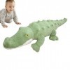 Decorhome Peluche Crocodile Géant - Peluches en Peluche Alligator Vert géant | compagnons Jeu Doux et Douillet pour Les et Le