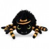 Plushible – Araignée en peluche dHalloween – Jouet en peluche – Araignée mignonne en peluche – Tarentule en peluche noire pe