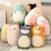 EacTEL Peluche Dessin animé Mignon Animal poupée étreindre Dinosaure Lapin Chien Lapin Peluche Jouet Mignon Cadeau d’Annivers