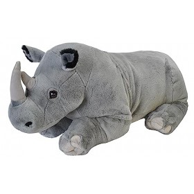 Wild Republic - 19330 - CK Jumbo Rhinocéros Peluche, 76 Cm