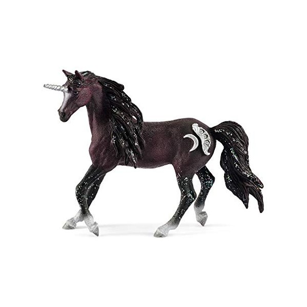 Schleich- Figurine Licorne de Lune, étalon bayala, 70578, Multicolore