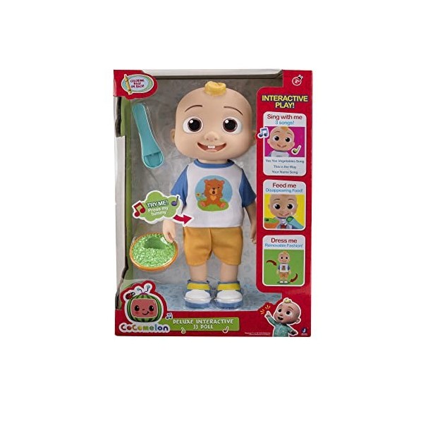 CoComelon Roto Plush Deluxe Interactive JJ Doll