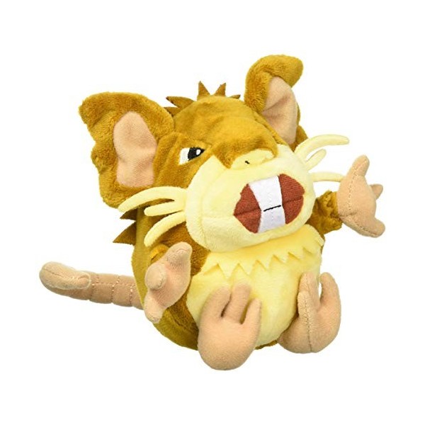 Pokemon Center Original Pokemon Fit Raticate Rattatac Rattikarl Plush Peluche Plüschtier