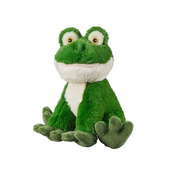 Bauer Spielwaren- I Like My Planet Frosch Animal en Peluche, 12933, Vert