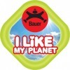 Bauer Spielwaren- I Like My Planet Frosch Animal en Peluche, 12933, Vert