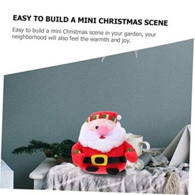 ibasenice 4 Pièces Le Père Noël Peluche Père Noël Figurines De Collection De Noël Cadeaux De Noël pour Les Enfants Oreiller C