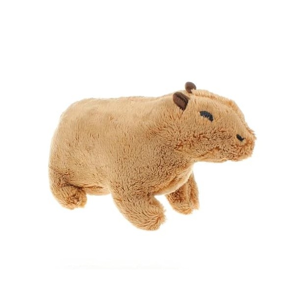 SaruEL Pelucheux Capybara Animal poupée Peluche Enfants Anniversaire Cadeau Jouet décoration Capybara Cadeau de Noël 18CM 1