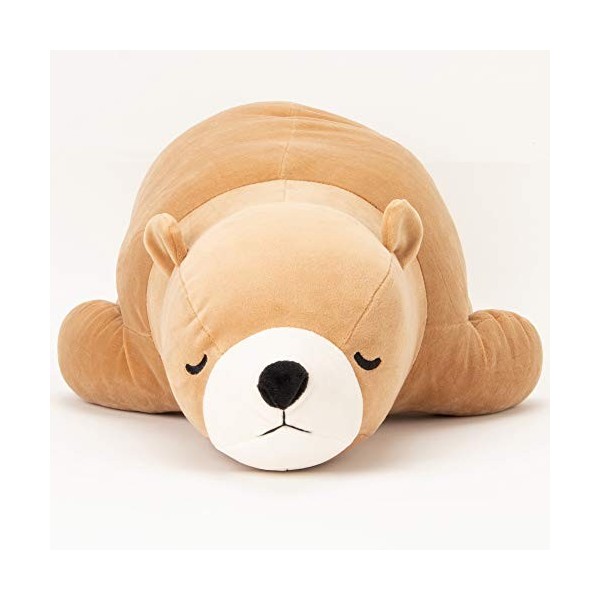 NEMU NEMU Peluche - Cookie LOurs Brun - Coussin à câliner - Ultra Doux - Taille M - 27 cm