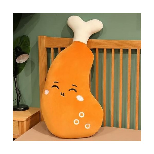 Cuisses de Poulet Mignon Oreiller de Couchage en Peluche Bande dessinée poupée de Nourriture rôti Poulet napte Tapis Cadeau d