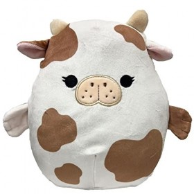 Squishmallow Kellytoy Peluche officielle Sea Life Squad - Jouet en peluche souple - Animaux Mopey Sea Cow, 20,3 cm 