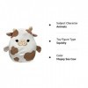 Squishmallow Kellytoy Peluche officielle Sea Life Squad - Jouet en peluche souple - Animaux Mopey Sea Cow, 20,3 cm 