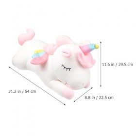 Abaodam Licorne Peluche Licorne Peluche Jouet Licorne Oreiller Doux Licorne Peluche avec Ailes Arc-en-Ciel pour Enfants Fille