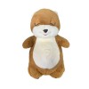 Hoomall Loutre Veilleuse Peluche BéBé, Ma Loutre Calin Bonne Nuit Doudou Loutre Qui Respire Musicale Apaisante, Peluche Loutr