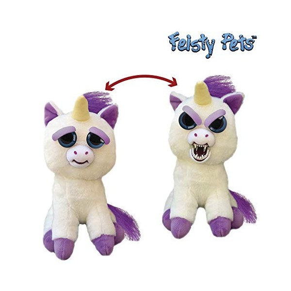 Goliath - Feisty Pets Unicorn Tri-state - Peluche à fonction - 32295.006