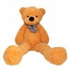 Ours en peluche doux pour enfants - 180 cm - Orange