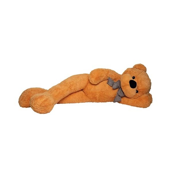 Ours en peluche doux pour enfants - 180 cm - Orange