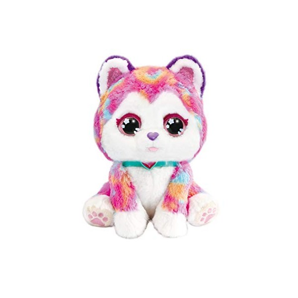 VTech Hope The Rainbow Husky Jouet interactif en Peluche pour Enfants Jouets en Peluche Doux pour Jeu sensoriel Jouet en Pelu