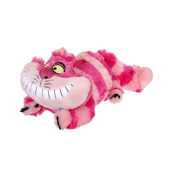 Disney Store Official Cheshire Cat Plush – Jouet « Alice au pays des merveilles » de 35,6 cm – Motif rayé éclatant, sourire e