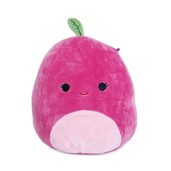 Squishmallow Oficial Kellytoy Food Squad Jouet en peluche douce raie manta pastèque, 20,3 cm 
