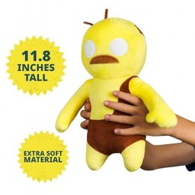 P.M.I. Gang Beasts Plush Buddies – Lutteur jaune – Jouets en peluche de 30,5 cm – Excellent cadeau pour garçons et filles – J