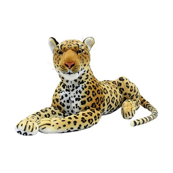 TAGLN Animaux en peluche Léopard couché Jouets Guépard en peluche 45,7 cm 