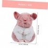 Totority 3 Pièces Hamster Poupée Mignon Animal en Peluche Décoration Animale De Pâques Hamster en Peluche Hamster en Peluche 