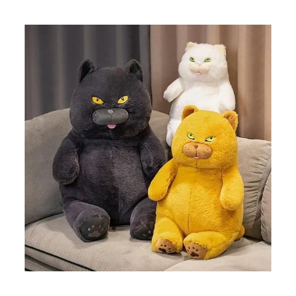 NOpinz Kawaii Peluche Chat Jouet en Peluche Animal Poupée Enfants Cadeau Mignon Chat Coussin Décoration De La Maison 80cm 2