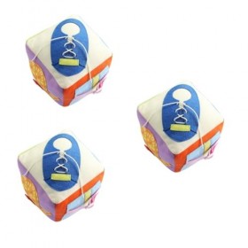 Toyvian 3 Pièces en Peluche Bébé Animaux en Peluche Jouets pour Nourrissons Peluche Scrump Peluche Pelucheux Animaux en Peluc