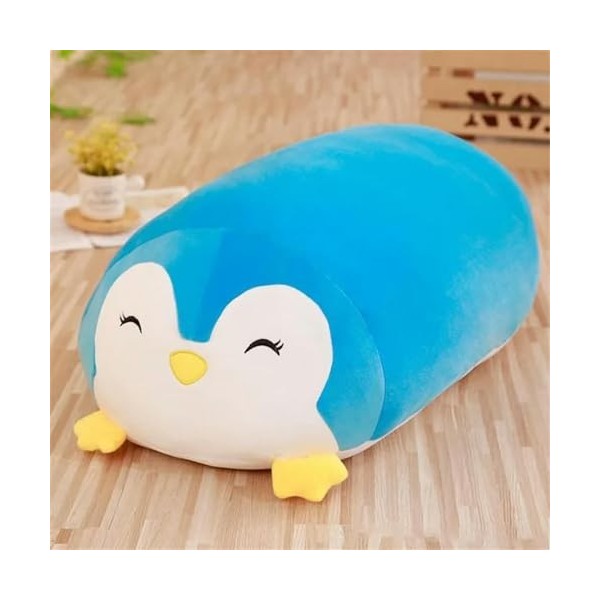 SaruEL Coussin d’Oreiller Kawaii Animal Doux Mignon Chien Chat Pingouin Cochon Grenouille Peluche Jouet en Peluche Mignon Enf