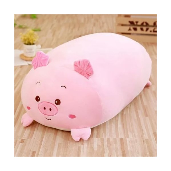 SaruEL Coussin d’Oreiller Kawaii Animal Doux Mignon Chien Chat Pingouin Cochon Grenouille Peluche Jouet en Peluche Mignon Enf