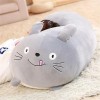 SaruEL Coussin d’Oreiller Kawaii Animal Doux Mignon Chien Chat Pingouin Cochon Grenouille Peluche Jouet en Peluche Mignon Enf