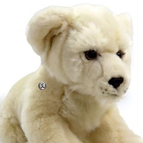 Doudou Lion blanc - En peluche Simba - Blanc
