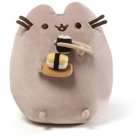 Gund-4058938 GUND Pusheen 4058938, Grigio