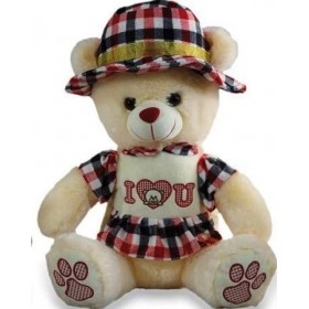 LOYFER Grand ours en peluche 65 cm, anniversaire, mariage, Saint Valentin ou Noël