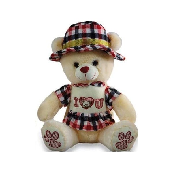 LOYFER Grand ours en peluche 65 cm, anniversaire, mariage, Saint Valentin ou Noël