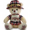 LOYFER Grand ours en peluche 65 cm, anniversaire, mariage, Saint Valentin ou Noël