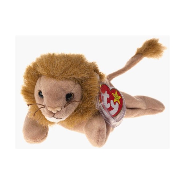 TY Beanie Baby - Peluche Animaux - Roary le Lion