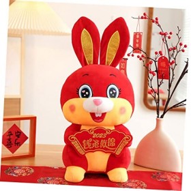 ABOOFAN 5 Pièces Bureau Lapin Poupée Lapin De Pâques Panier Grands Animaux en Peluche Lapin en Peluche Petits Animaux en Pelu