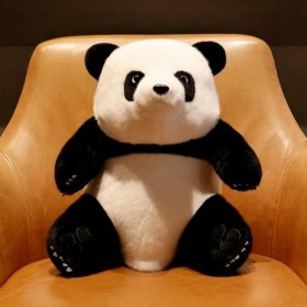 NOpinz Nouveau Dessin Animé Mignon Rond Panda Peluche Jouet Kawaii Peluche Panda Peluche Poupée Peluche Enfants Jouet Anniver