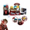 Theo Klein 7307 Burger Shop I Burger with Plug-in System I Accessories I EC Card and Reader with Sound I Toys for Children Ag