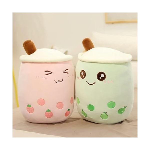 PaMut Mignon Dessin animé Bulle thé Peluche Jouet en Peluche poupée Alimentaire Fruits Tasse à thé Oreiller Jouet Cadeau Anni