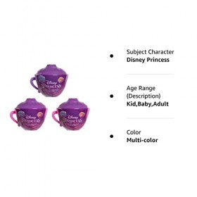Disney Lot de 3 mini capsules en peluche Princesse - Les styles peuvent varier