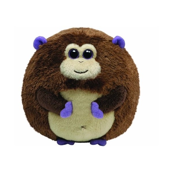 Ty - Ty38004 - Peluche - Beanie Ballz - Bananas Le Singe - 13 Cm