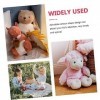 Toyvian 3 Pièces Pull Lapin Jouet Poupée en Peluche Lapin Jouet De Poupée Lapin Jouet Année du Lapin Peluches pour Filles Déc