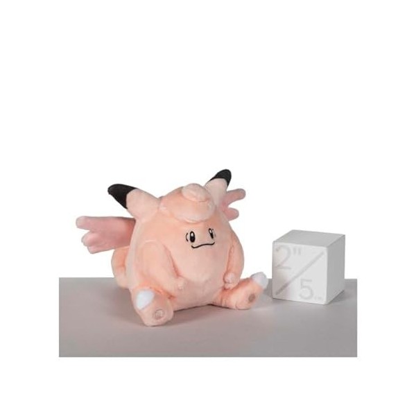 Pokémon Center : Peluche mignonne assise à clefable, 15,2 cm