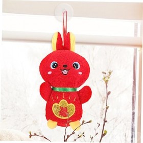 ibasenice 10 Pièces Poupée De Lapin Animaux en Peluche Trucs Animal Décor De Table Lapin en Peluche Mini Poupées Décoration M